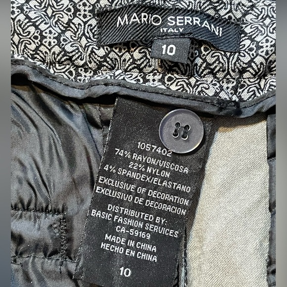 Mario Serrano Made in Italy comfort stretch, tummy control. Size 10 GUC - Picture 7 of 8